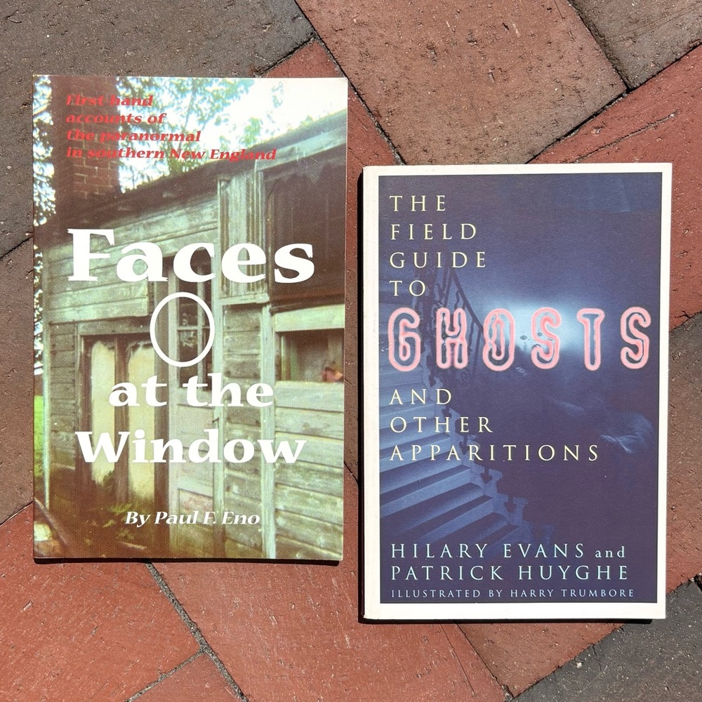 2 Ghost Paranormal Faces at the Window New England Ghosts Apparitions Spectral